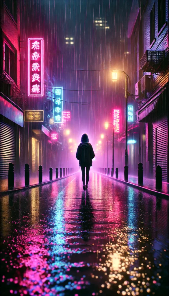 Cinematic Street Scene