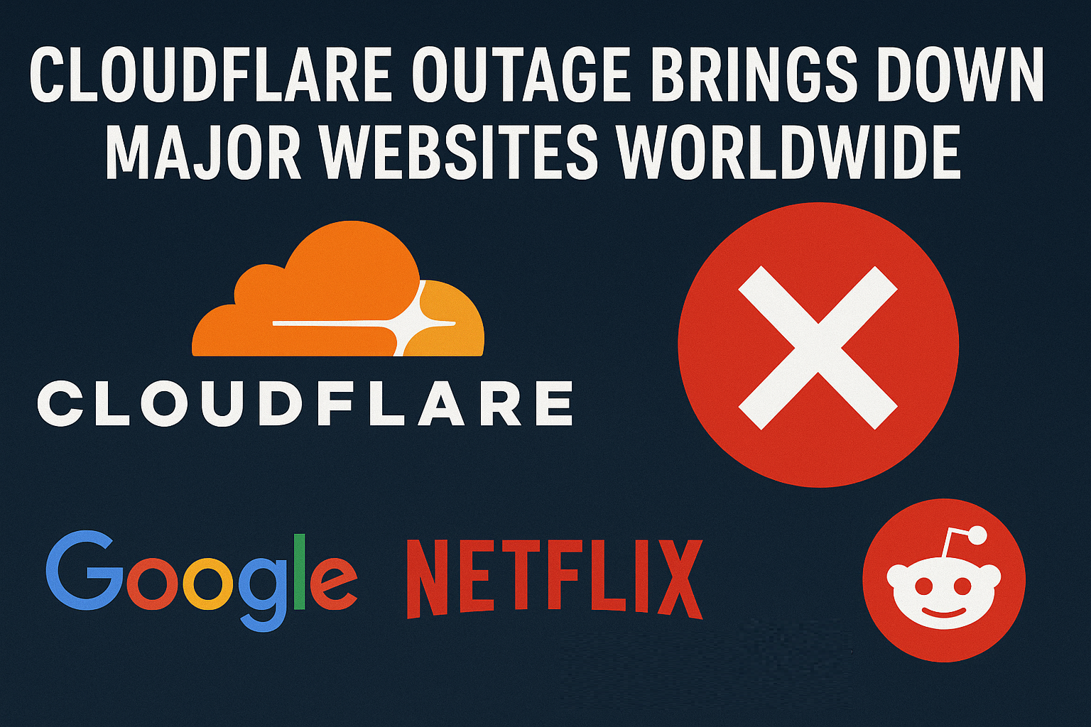 Cloudflare Outage Brings Down Major Websites Worldwide